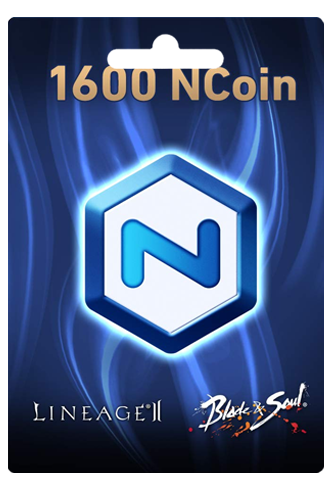 NCSoft NCoin 1600 Ncoin Key GLOBAL