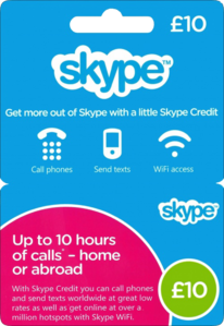 Skype Credit 10$ 