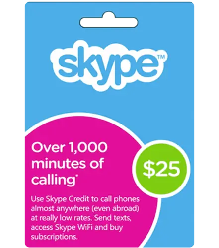 Skype Credit 25$ 