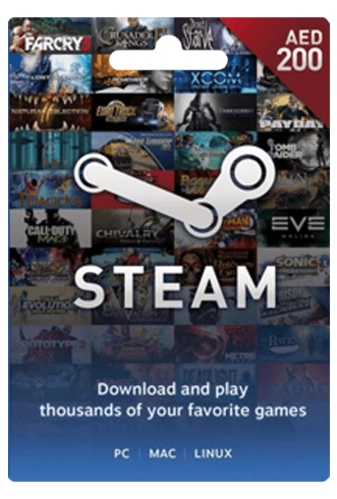 Steam Gift Card 200 UAE Steam Key