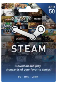 Steam Gift Card 50 UAE Steam Key