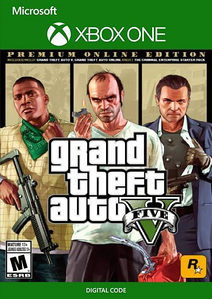 GTA V : Grand Theft Auto V Premium Edition  - Xbox Digital Code