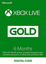 Xbox Live Gold 6 Months US Digital Code