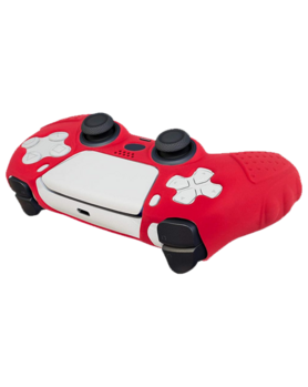 Silicone Case PS5 Controller   - Red