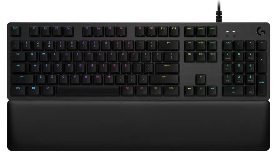 Logitech G513 RGB Mechanical Gaming Keyboard - Blue Clicky Switch