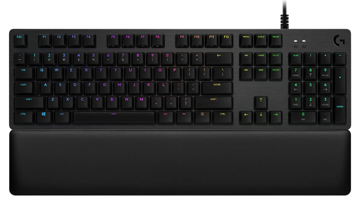 Logitech G513 RGB Mechanical Gaming Keyboard - Blue Clicky Switch