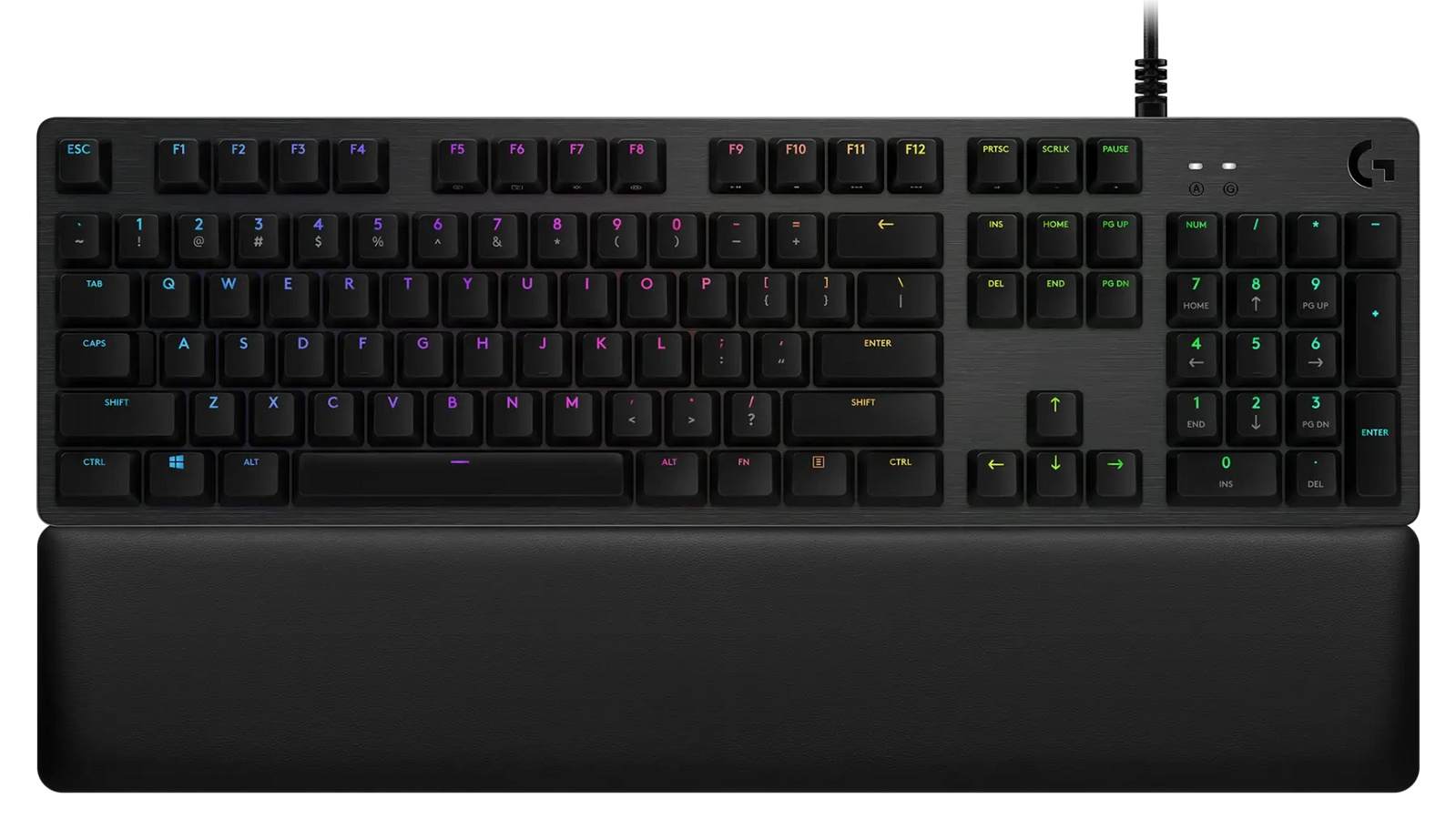 Logitech G513 RGB Mechanical Gaming Keyboard - Blue Clicky Switch