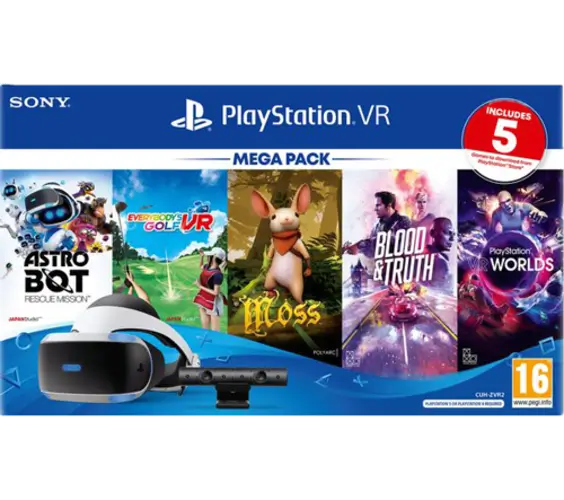 PSVR PlayStation VR 5 Games Bundle - Region 2