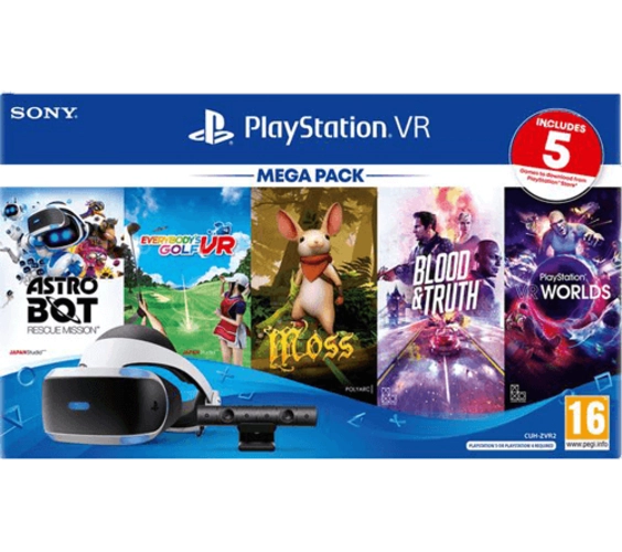 PSVR PlayStation VR 5 Games Bundle - Region 2