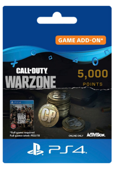  5000 Call of Duty Warzone Points
