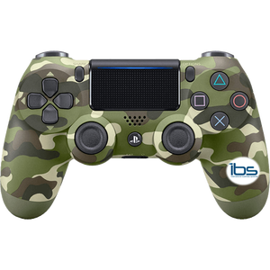 DUALSHOCK 4 PS4 Controller - Green Camouflage - IBS Warranty  -  for sale in Egypt from Games2Egypt