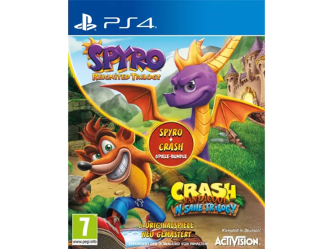 Spyro & Crash Remastered Bundle - PS4
