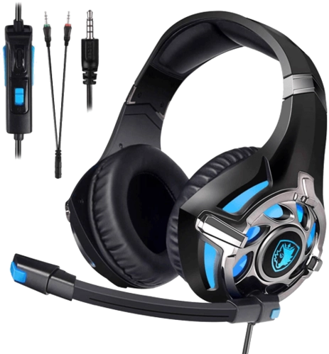 Sades SA822 Wired Gaming Headset - Black