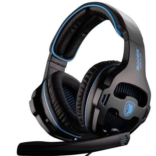 SADES SA810 Wired Gaming Headphone - Black 