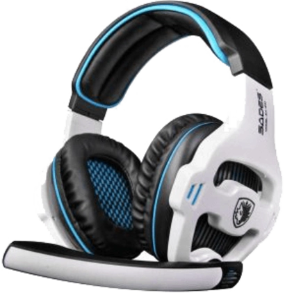 SADES SA810 Wired Gaming Headphone - White