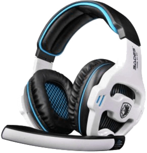 SADES SA810 Wired Gaming Headphone - White