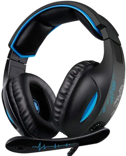SADES SA816 Wired Gaming Headphone - Metallic Black	