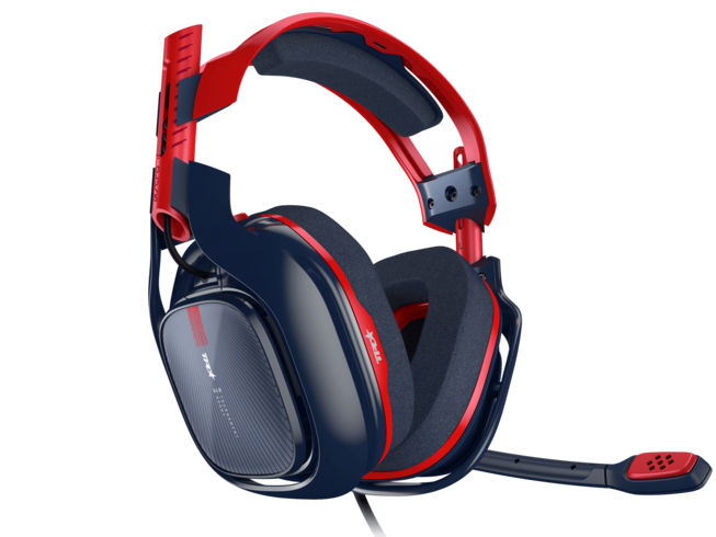 Astro A40 Gold Edition Wired Gaming Headset - 3.5 MM-RED/BLUE 