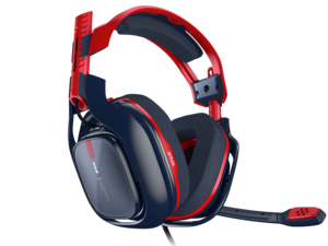 Astro A40 Gold Edition Wired Gaming Headset - 3.5 MM-RED/BLUE 