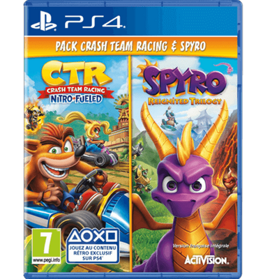 Spyro + Crash Game Bundle - PS4 - Used