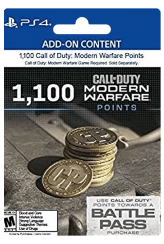1,100 CALL OF DUTY: MODERN WARFARE POINTS - Digital