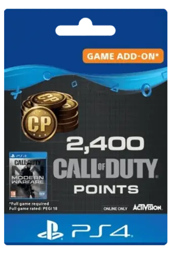 2400 CALL OF DUTY: MODERN WARFARE POINTS - Digital