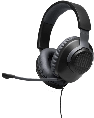 JBL Quantum 100 Wired Gaming Headset - Black