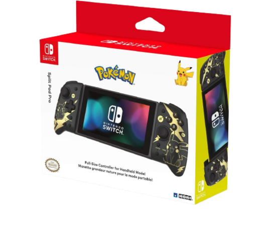 Nintendo Switch Split Pad Pro -  Pokemon: Black & Gold Pikachu Editions