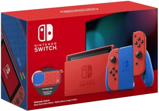 Nintendo Switch Console - Mario Red and Blue Edition V2