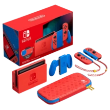 Nintendo Switch Console - Mario Red and Blue Edition V2