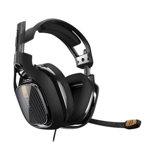 Astro A40 Gold Edition Wired Gaming Headset - 3.5 mm - Black / Gold