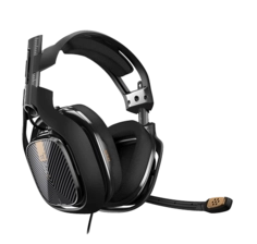 Astro A40 Gold Edition Wired Gaming Headphone - 3.5 mm - Black / Gold