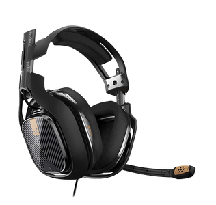 Astro A40 Gold Edition Wired Gaming Headphone - 3.5 mm - Black / Gold -  for sale in Egypt from Games2Egypt