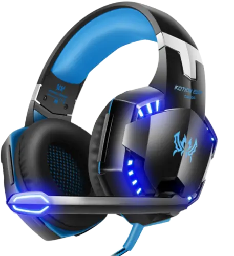 KOTION EACH Gs600 Wired Gaming Headset - BLUE - Open sealed 