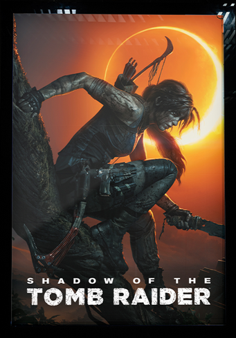 shadow of the tomb raider - gaming poster 