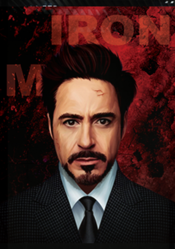 Iron Man 3D Poster 