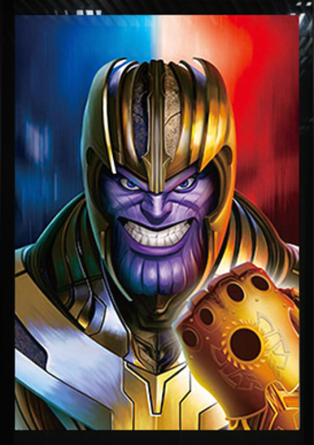 Thanos 3D poster