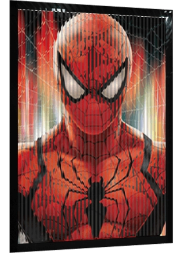 Spider Man 3D Marvel Poster 