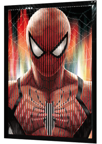 Spider Man 3D Marvel Poster 