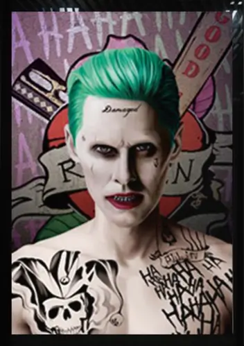 Harley Quinn & Joker - 3D Movies Poster