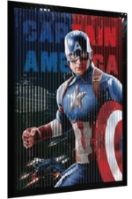 Captain America - 3D Movies Poster 