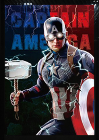 Captain America - 3D Poster (6369)