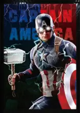 Captain America - 3D Movies Poster 