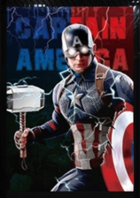 Captain America - 3D Movies Poster 