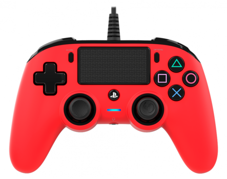 Nacon Wired Compact PS4 Controller - Red