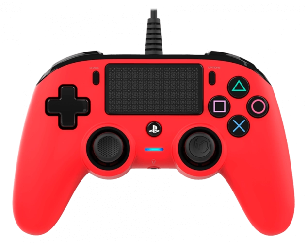 Nacon Wired Compact PS4 Controller - Red