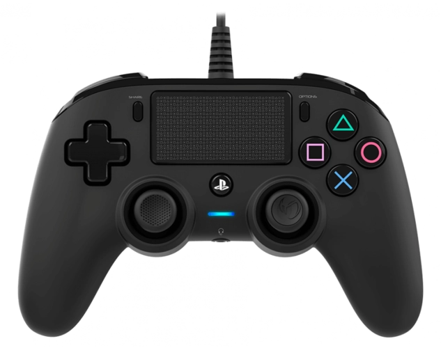 Nacon Wired Compact PS4 Controller - Black