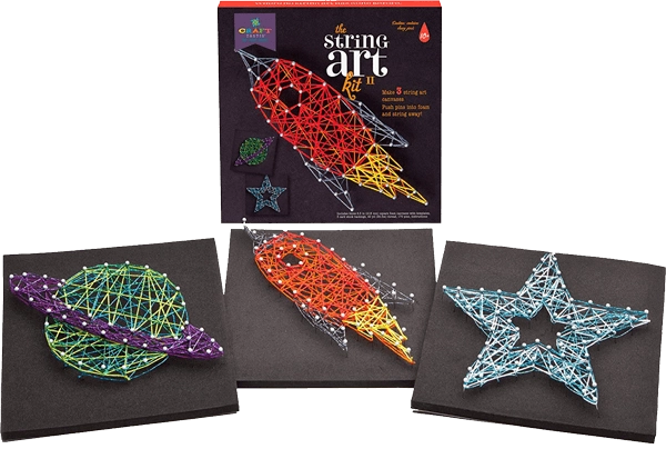 Craft-tastic DIY String Art – Craft Kit 3*1  for sale in Egypt from Games2Egypt