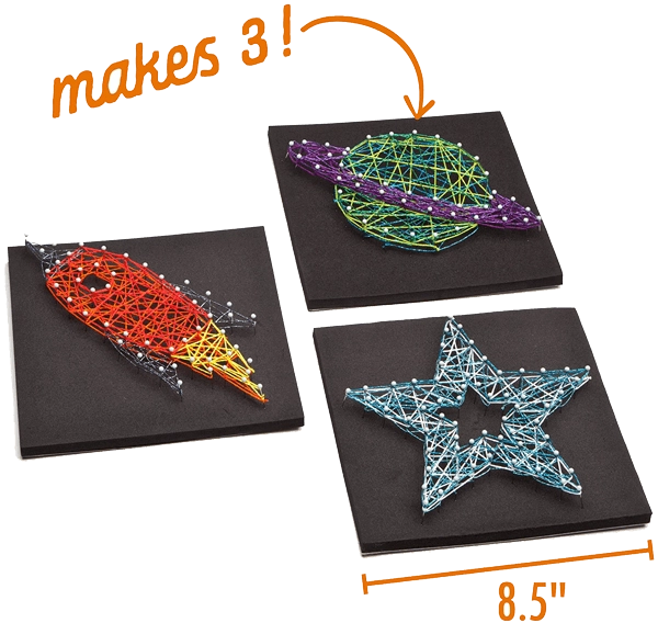 Craft-tastic DIY String Art – Craft Kit 3*1  for sale in Egypt from Games2Egypt