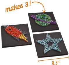 Craft-tastic DIY String Art – Craft Kit 3*1  for sale in Egypt from Games2Egypt